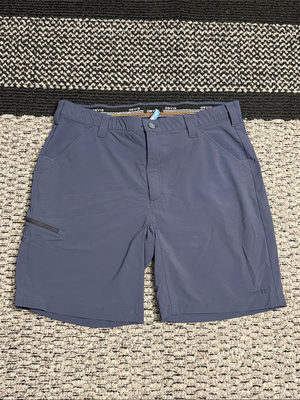Orvis UPF 50 Performance Shorts Men's 38W Stretch Fishing Hiking Outdoor Casual